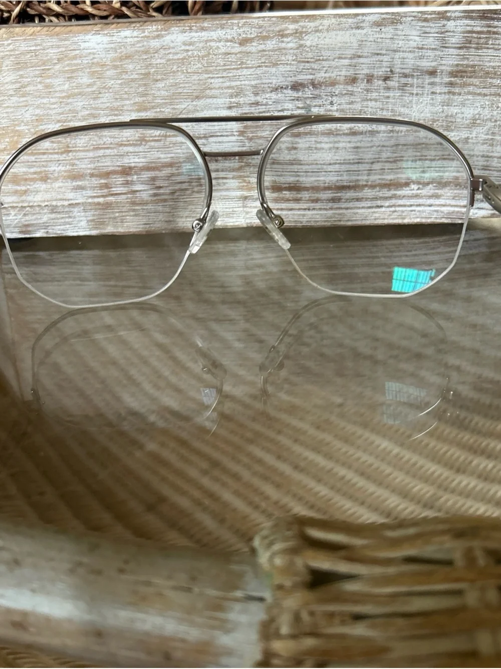 Look Optic MuseReader Glasses LR35 Silver +250 58-15-140 EUC - Picture 7 of 12